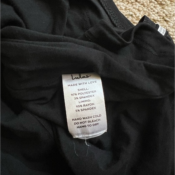 Lulus Iconic Moment Black Stretchy Bodycon Midi Dress - Size Medium - Picture 5 of 11